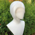 White Short Lace Front Wigs 13×4 Short Bob Cut Heat Resistant Wig Straight Glueless Lace Synthetic Hair Wig for Cosplay Daily