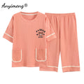 Summer Capris Pajamas Cute Cartoon Print for Women | SAMAG