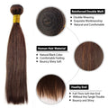 Brown Bundles Human Hair Tissage Bone Straight Bundles 1/3 Pcs #4 Colored Hair Extensions Human Hair Bundle Hair Weavings