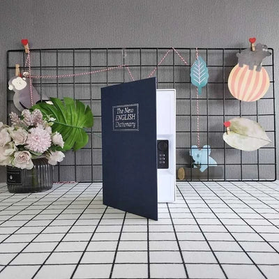 Secret Storage Metal Book Money Box Simulation Combination Lock Safe Hollow Piggy Bank with Birthday Gifts | SAMAG