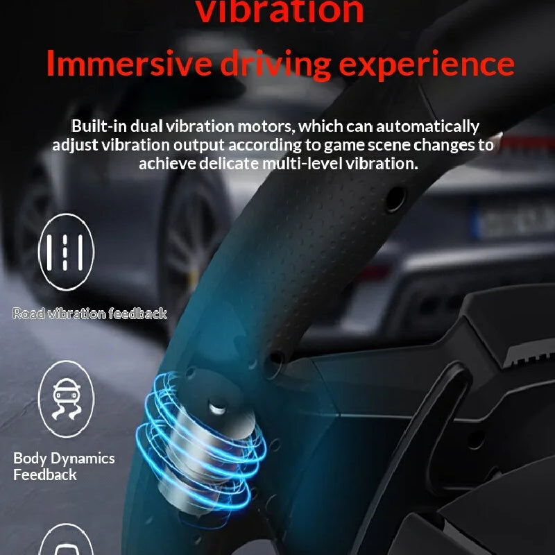 PXN V900 GEN2 Gaming Steering Wheel Driving Racing Simulator 270°/900° Rotation For PC Switch PS3 PS4 Xbox One,Xbox Series X/S