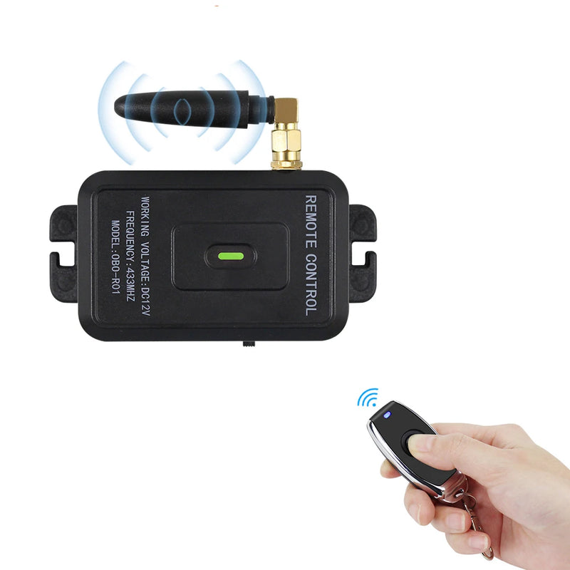 Smart Wireless Access Control System Kits Keyless 433Mhz Remote Control Unlock Kit Gate Opener Electronic Lock System Door Entry