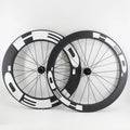 New 60+88mm 700C Road Bike Matt UD Full Carbon Fibre Bicycle Wheelset Tubular Clincher Tubeless Rims Disc Brake Hubs new