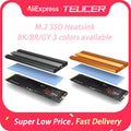 TEUCER M2 2280 Solid State Hard Disk Aluminum Radiator M.2 SSD Heatsink with Thermal Silicone Pad For PS5/PC/Laptop Cooling