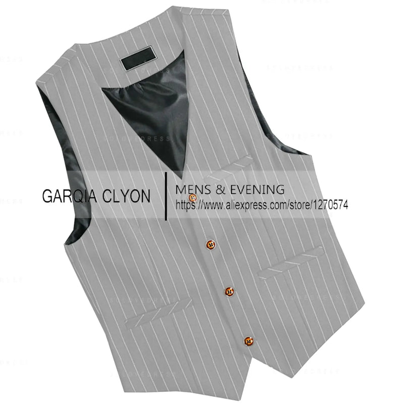Mens Suit Vest 1920s Mens Vest Slim Fit Formal Business Gangster Waistcoat Striped Tops Cropped Tank Tops 2024 Vests