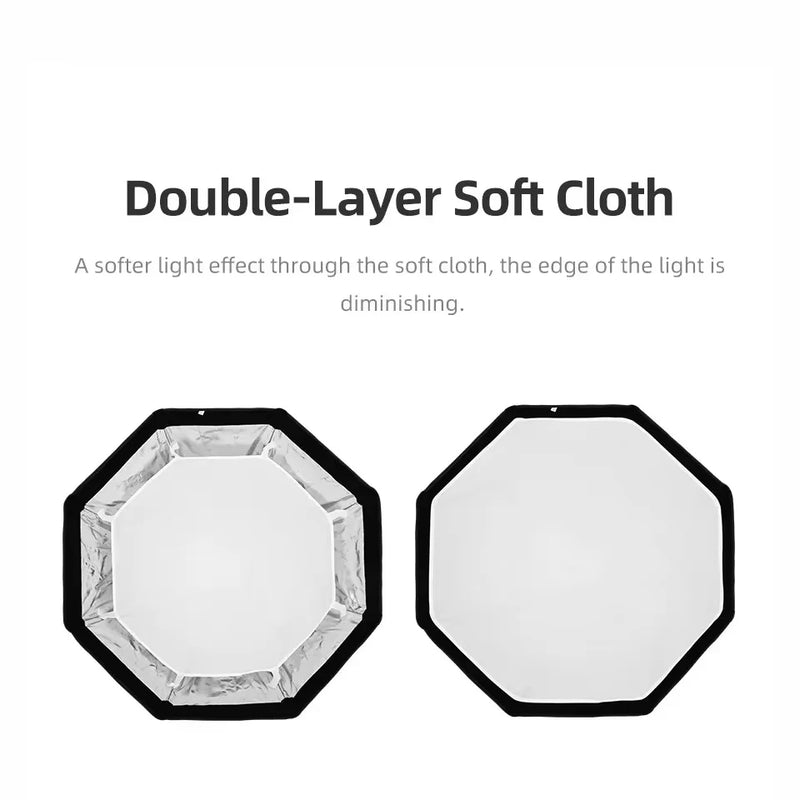TRIOPO K3 Series K3-55 K3-65 K3-90 K3-120 Quick Release Softbox Folding Octagon Softbox for Photography Studio