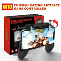 1Pcs Mobile Phone ABS Gaming Accessories Game Controller W10 for PUBG Aim Shooting Gamepad Joystick for IPhone Android Universal