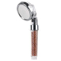Bathroom Shower Head 3 Modes Adjustable Handheld High Pressure Showerhead Anion Stones Filter SPA Shower Bathroom Accessories
