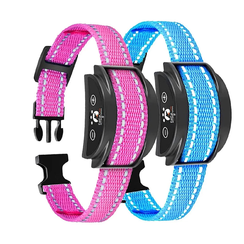 Dog Anti Bark Collar Pet Anti-barking Device 8-27 Inch Dog Collar Dog Stop Bark Shock Collar for S/M Dog Dropship Fast ship!