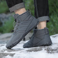 Snow Boots Men Winter Shoes Barefoot Ankle Boots 36-46 Couple Snow Shoes Outdoor Hiking Shoes Fur Warm Plush Boots