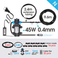 45W Pump 0.4MM Automatic Timing Cooling Watering System 6/9/12/18/21M Outdoor Garden Irrigation Kit Brass Mist Nozzles Sprayer