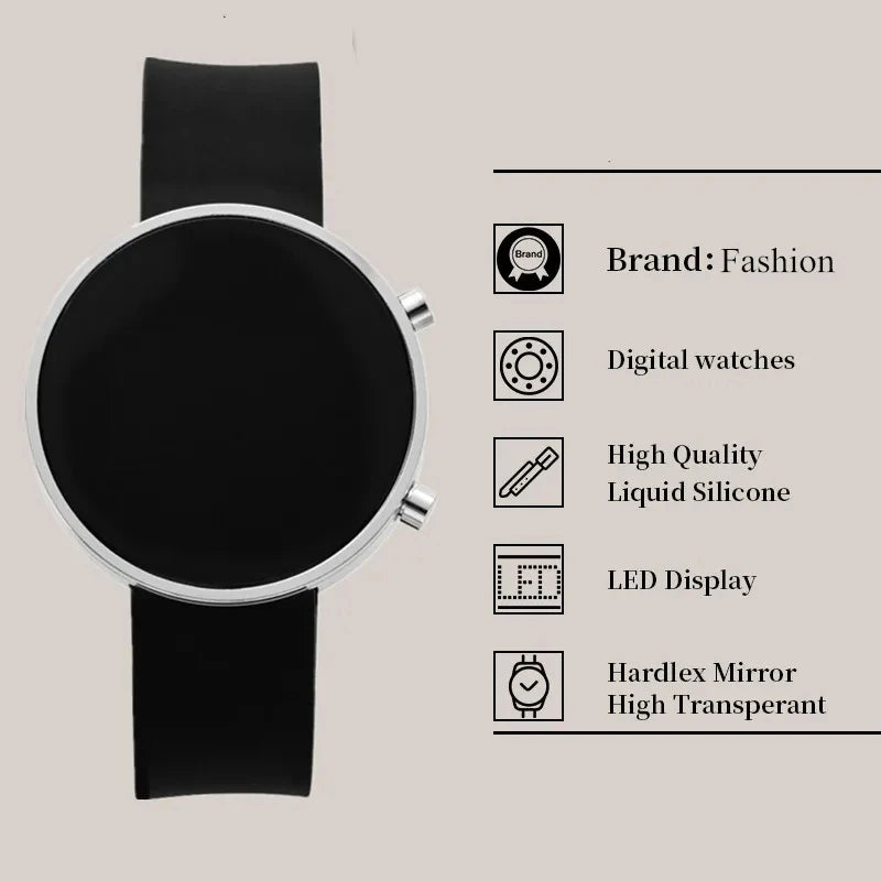 Simple Led Women Watches Fashion Sport Digital Watches for Women Casual Silicone Band Ladies Watch Girls Clock Gift reloj mujer