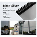 One Way Window Privacy Tint Film Anti Look Vinyl Mirror Self-adhesive Film Sun Blocking Anti UV Static Cling Stickers Home Decor
