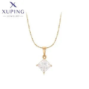 Xuping Jewelry Fashion Hot Sale Trendy Huggies Earring with Synthetic Cubic Zirconia for Girl Gifts 20160
