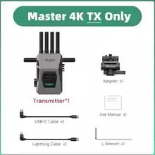 Accsoon CineView Master 4K Wireless Video Transmitter Receiver 4K60 Tri-Band 2.5KM Low Latency SDI HDMI Wireless Video Transmiss