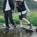 New Waterproof Men's Rain Shoes Winter Warm Plush Men Rain Boots Outdoor Non-slip Couple Rain Shoes Fashion Men's Work Boots