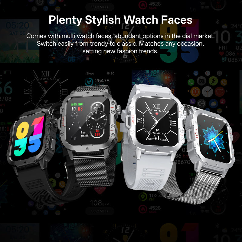 2025 New for Xiaomi Military Smart Watch Men IP67 3ATM Outdoor Sports Fitness Tracker Health Monitor 1.44Inch BT Call Smartwatch