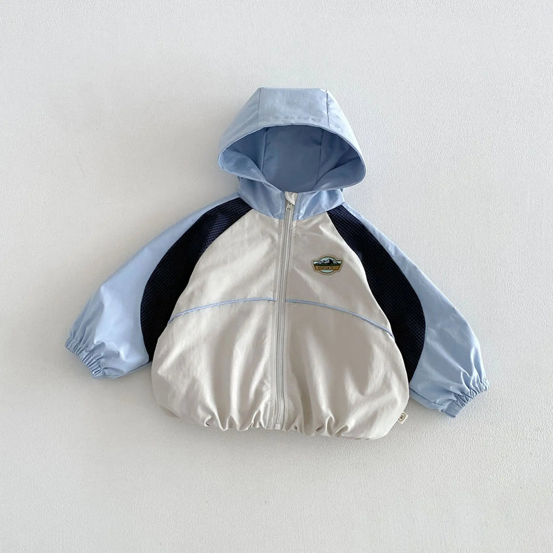 1-6Y Kids Casual Sets And Outfits Boys Color-block Hooded | SAMAG
