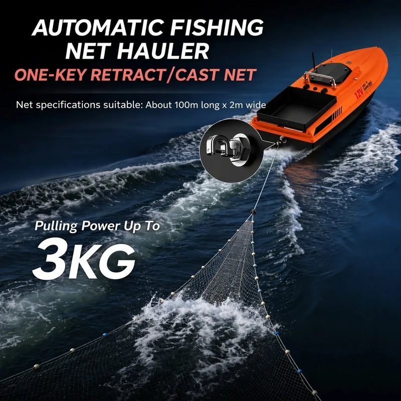 MBLN, 12V GPS Large Bait Boat, 9000mAh, 3kg Load | SAMAG