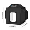 PULUZ 40cm Folding 72W 5500K Photo Studio Shooting Tent Soft Box Photography Lighting Kit & 4 Colors Backdrops Foldable Softbox