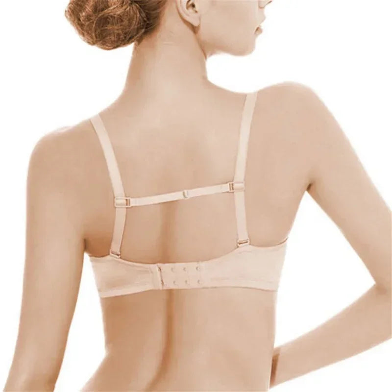 Anti-Slip Bra Strap Women Girl Adjustable Underwear Shoulder Belt Back Hasp Holders Buckle Belt Invisible Elastic Bra Strap Gift