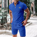 Men's European Style Suit Set - Summer Solid Color | SAMAG