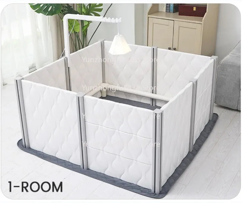 Whelp Ing Box for Dog Pregnant Birth Assistance Birthing Supplie with Rail Small Padded Pen Playpen Plastic Whelp Fence