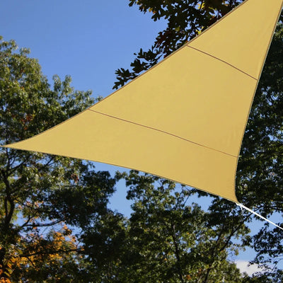 Sun Shade Sail Foot Triangle Shading Canopy Sand Beige | SAMAG