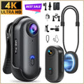4K Mini Waterproof Camera with WiFi Wireless Portable Wearable Body Cam for Moto Bike Travel Helmet Outdoor Sports Vlog Shoots