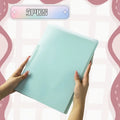 A4 Document Holders,Creative And Minimalist Transparent Book Clips, Exam Paper Folders, Plastic Office And Resume Report Folders