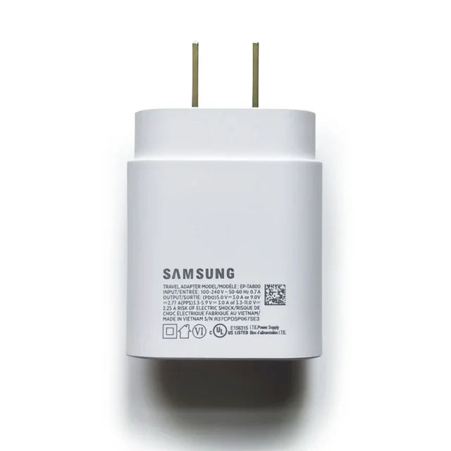 Original 25w Samsung Charger Super Fast Charge Type C Adapter Samsung Galaxy S25 S24 FE S23 S22 A35 A34 Z Fold Z Flip 7 6 5