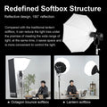 Selens 70/90/110cm Reverse Octagon Umbrella Softbox Bowens Mount Portable Light Softbox for Flash LED Light Photo Studio Kits