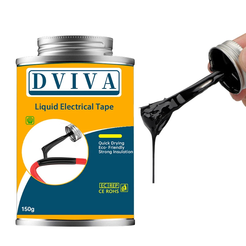 Waterproof Liquid Insulation Paste Fast Drying Electrical Glue Wire Cable Coat Fix Line Glue Home Use Rubber Insulation Paste