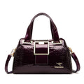 2 layer Large Capacity Tote Bag Luxury Handbags Women Bags Designer Crocodile Pattern Ladies Boston Shoulder Bag High Quality