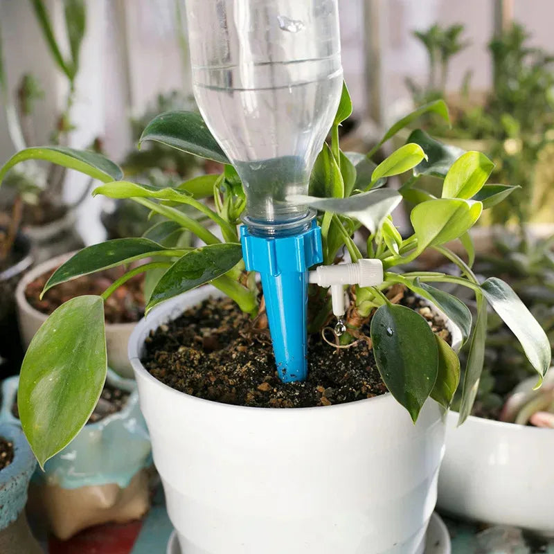 6/12/18/24/36pcs Drip Irrigation Flowers Garden Automatic Plants Pots Set Home Drippers Greenhouse Watering System Watering Can