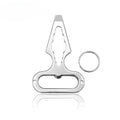 Self Defense Weapons Outdoor EDC Survival Tool Defence Personal Keychian Stinger Bottle Combination Opener Wrench for Men Women