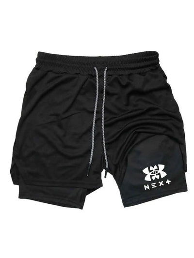 Men's Sports Shorts Printed Double Layer, Quick Drying | SAMAG