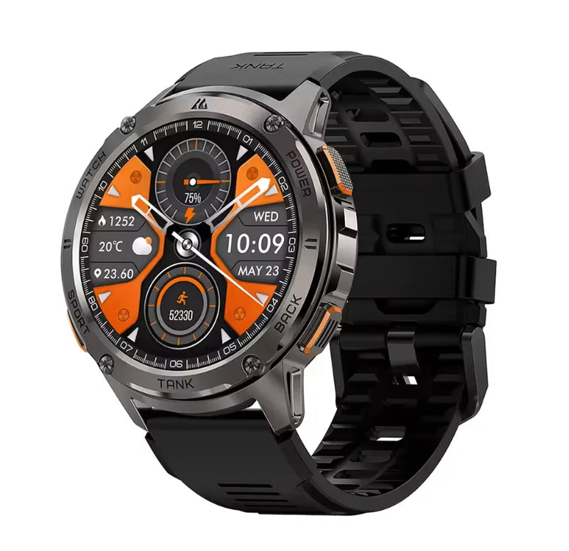 [Hot Selling] KOSPET TANK T3 Smart Watch For Men with Call and Text Digital Fitness Watches AMOLED AI Voice AOD BluetoothTracker