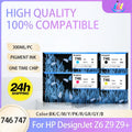 746 747 Pigment Ink Compatible Color Inkjet Ink Cartridge P2V82A P2V83A P2V80A  for HP746 for HP DesignJet Z6 Z9 Z9+ Printer