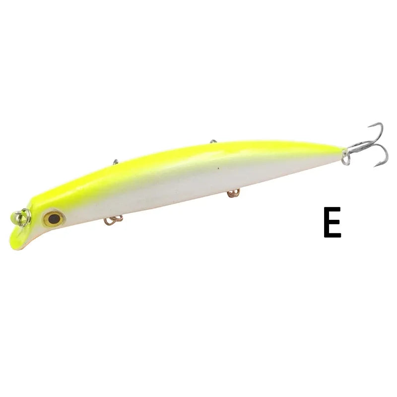 OUTKIT Fishing Lure 1PC Laser Minnow 16g 12cm Wobbling Minnow Floating Lure Hard Bait Fishing Wobblers Crankbait Artifici