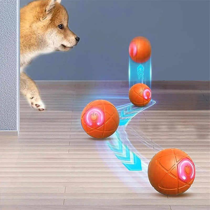 Smart Interactive Dog Toys for Aggressive Chewers Self Moving Interactive Dog Ball Automatic Vibrating Toy