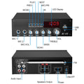 Woopker Audio Amplifier 2*100W HiFi Digital Stereo TPA3116 Bluetooth 5.3 Multifunction Dual Channel Power Amplifier Home Theater