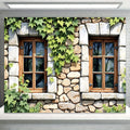 Garden Flower Windows Backdrops Indoor Floral Window Adult Birthday Party Decor Background Photography Studio Supplies Banner