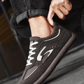Men's Casual Sports Shoes with Low Heel Round Toe Soft Sole Multi-color Design Fashionable Large Size Walking Board Shoes