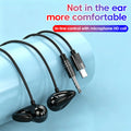 Open Ear Wired Headphones Air Conduction Gaming Headset 3.5mm Type-c USB Plug Stereo Earphones for Computer Laptop Mobile Phone