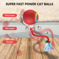 Interactive Cat Toy Ball Motion Activated Self Rotating Ball Fast Rolling Ball Anti-Depression Pet Toy for Indoor Cat Kitten