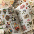 20 - page retro sticker book featuring a series of plants | SAMAG