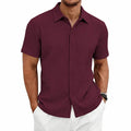 European and American Men's Casual Jacquard Shirt Summer | SAMAG