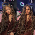 Body Wave Bulk Human Hair Chocolate Brown Color No Weft 100g/Pack Blend Highlight Brown BOHO Braids Human Hair Braiding Hair