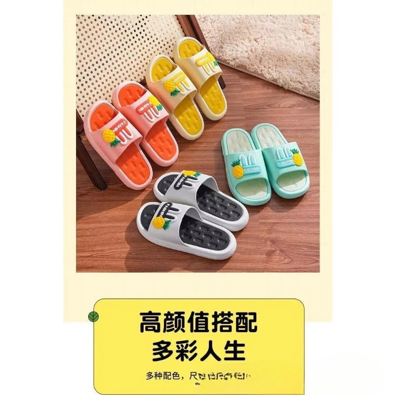 New Women's Outdoor Summer Slippers for Indoor and Home Use Cute Non-slip Soft Sole Thick Sole Casual Wear-resistant Slippers